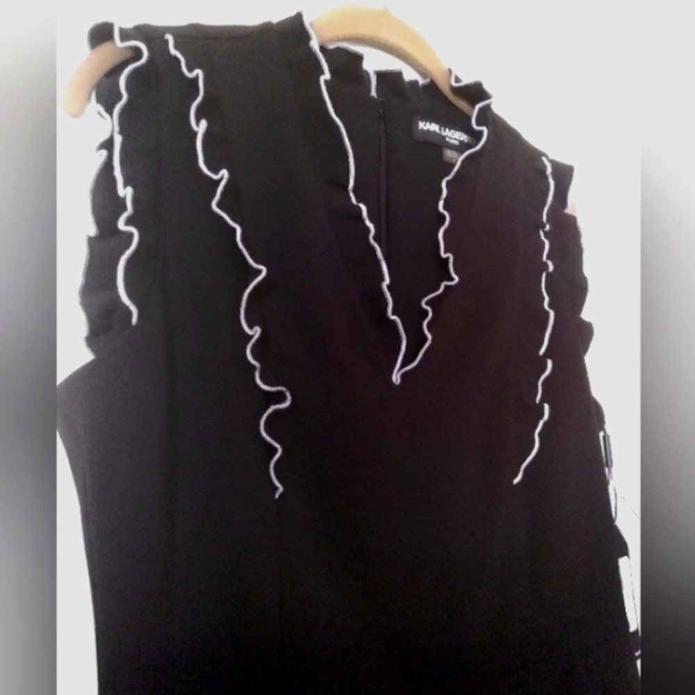 Karl Lagerfeld Paris Little Black Dress Formal Closet Staple Quiet Luxury